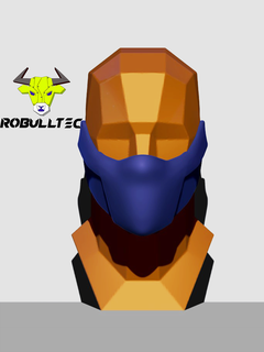 sub Null Maske sterblich kombat 3 Cosplay Video Spiele Videospiele mk Mortal Kombat mk3 Halloween robulltec Kostüm 3d print model - Mito3D