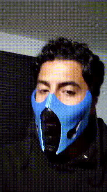 sub zero mask mk9 Game sub-zero mortalkombat máscara subzero escorpión subzeromask scorpion 3D print model - Mito3D