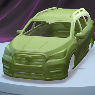 subaru subida 2019 1 24 imprimível carro corpo fenda escalextrico Tamiya rc miniz controle rastejante ninco Kyosho scx axial 3d print model - Mito3D
