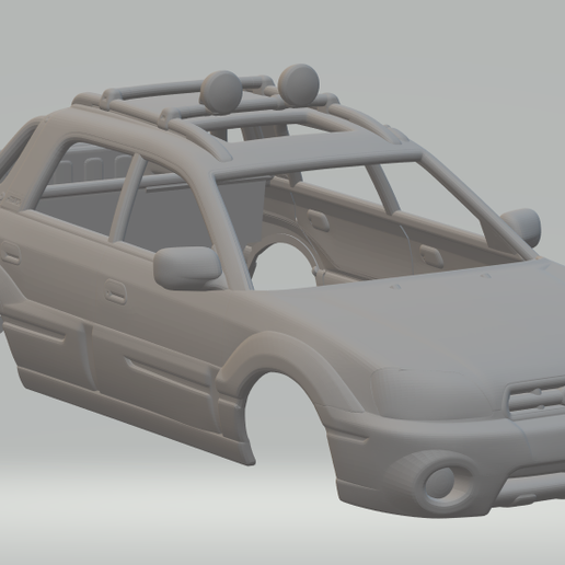 Subaru baja 2002 3D print model - Mito3D