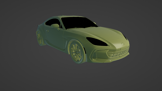 subaru brz 2022 3d printing car model automotive design sports modeling stl file enthusiasts parts aftermarket customization scanning rapid prototyping modification technology additive manufacturing high-performance cars 3d print model - Mito3D