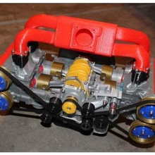 subaru ej20 cutaway modelo gadget plano de cuatro boxeador motor 3d print model - Mito3D