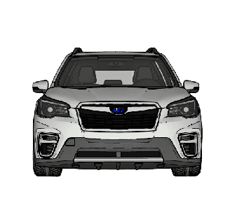 subaru forester supercar auto cars car motorsport suvs traffic police crossovers rally sedans tuning derby races prototype 3d print model - Mito3D