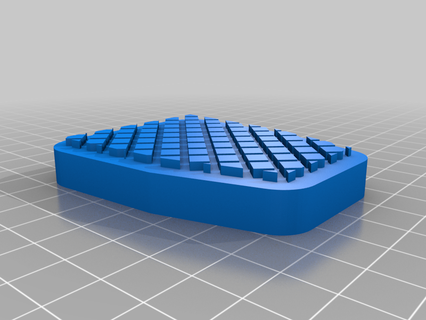 subaru forester clutch pedal rubber flexible parts 3d printing 3d print model - Mito3D