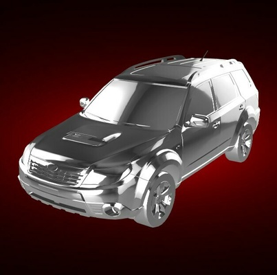 subaru forester xt 2008 automobile car vehicle rally race sports derby supercar gt 3d print model - Mito3D