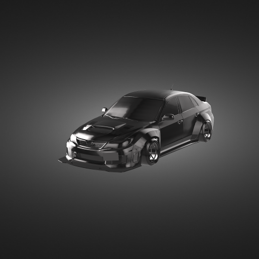 Subaru empreza 3D print model - Mito3D
