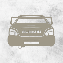 Subaru impreza Rückseite Mauer Kunst 2d 3d print model - Mito3D