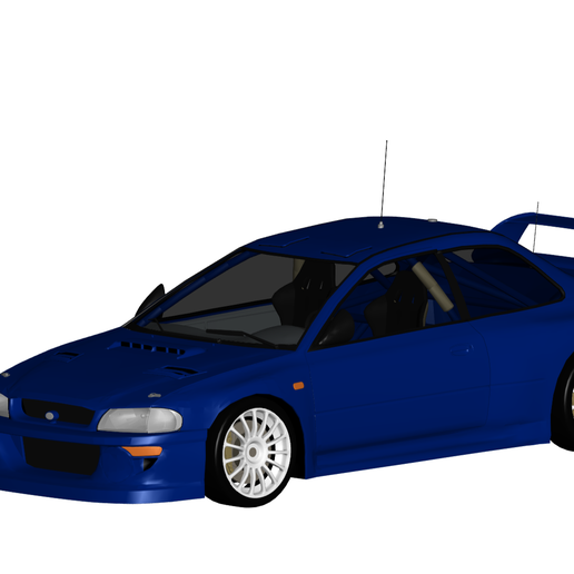 Subaru empreza wrc 1999 3D print model - Mito3D