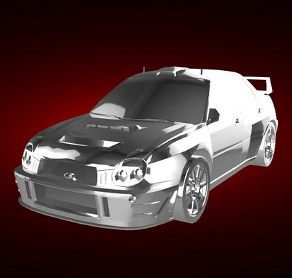 subaru empreza wrc 2001 otomobil araba araç ralli yarış spor dalları derbi süper gt 3d print model - Mito3D