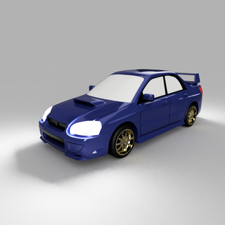 subaru impreza wrx sti 2004 rc carro 3d print model - Mito3D