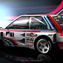 subaru justy j12 awesome rally group b car game vehicles wrc racing low poly 3d print model - Mito3D