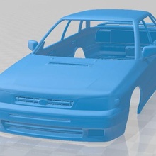 subaru legacy 1989 printable body car game slot scalextric tamiya rc miniz hobby micro 3d print model - Mito3D