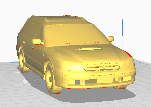 Subaru Erbe Wagen 2000 Spiel Autos verwenden 2023 3D print model - Mito3D