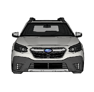 subaru outback supercar auto macchine macchina sport motoristico suv traffico polizia crossover rally Berline messa punto Derby gare prototipo 3d print model - Mito3D