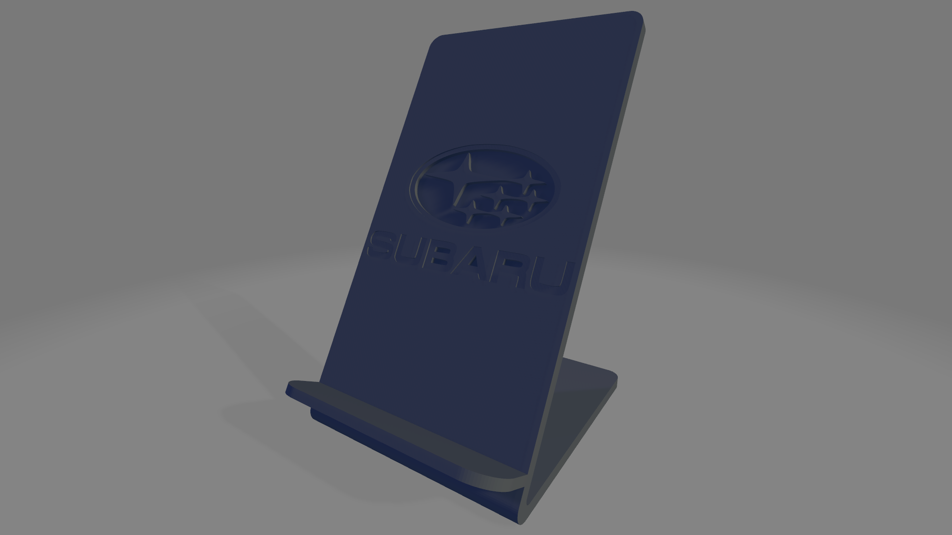 subaru phone suporte carro carros automobilismo petrolhead japão japonês jdm ficar pé presente celular corrida raça deriva impreza sti comício 3D print model - Mito3D