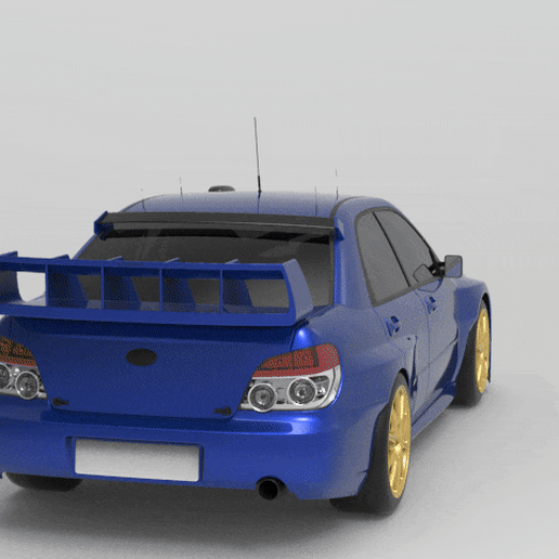 subaru wrc 2006 auto carreras hobbie juguetes modelo equipo impreza 3D print model - Mito3D