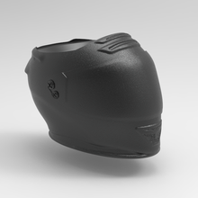 subliplast motorcycle helmet matte mate gourds racing 3d print model - Mito3D