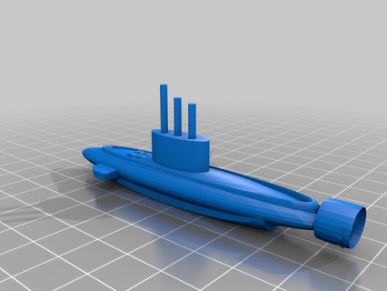 submarine 2 v1a Tools 3d_printing 3d print model - Mito3D