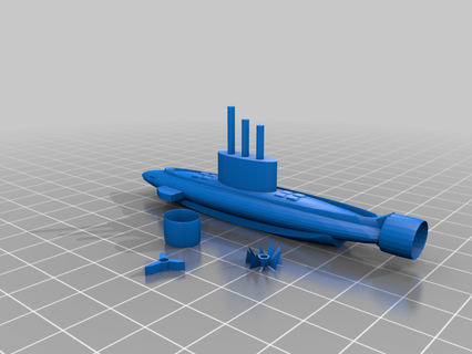 submarine 2 v2a Tools 3d_printing 3d print model - Mito3D