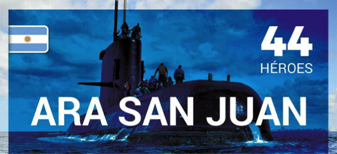 submarino ara san juan Armada argentina st John's 44 heroes hundimiento 3d print model - Mito3D