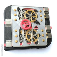 submarine door box fashion gears safe functional steampunk christmas gift 3d print model - Mito3D