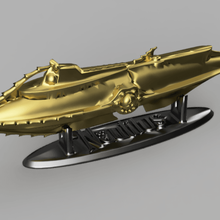 submarine jewelry money safe nautilus jules verne box secret hidden tresor 3d print model - Mito3D
