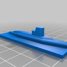 submarine panzerkampf 1300 5mm ww2 toy 3d print model - Mito3D