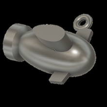 sottomarino pendente gioielleria 3d print model - Mito3D