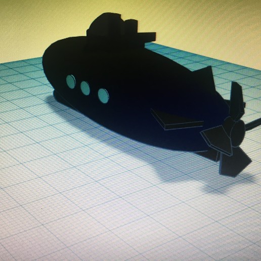 submarine gadget 3D print model - Mito3D