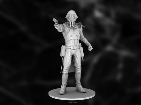 subnautical bounty hunter game space soldier 3d print model - Mito3D