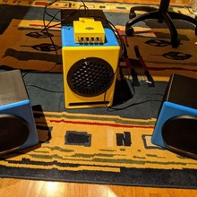 caisson basses boîte 65 woofer systeme audio orateur cinéma maison 3d print model - Mito3D