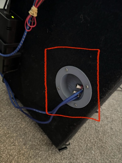 subwoofer junção caixa terminal habitação ferramentas audio música carro alto falante 3d print model - Mito3D