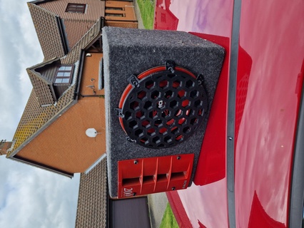 subwoofer speaker cover car hexagon protector 3d print model - Mito3D