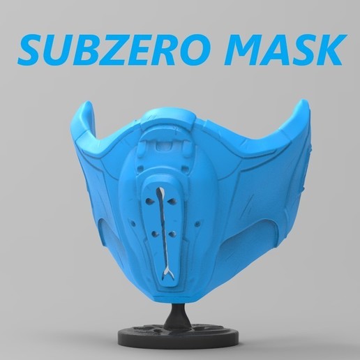 subzero masque covid 19 art mortalkombat covid19 scorpion jeux de marvel la bande dessinée subzeromask starwars 3D print model - Mito3D