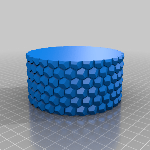 succulent hexagonal planter customized decor 3D print model - Mito3D
