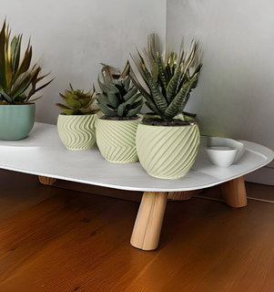 succulent pot Ikea vase décoration ikehack minimaliste purifié 3d impression 3d print model - Mito3D