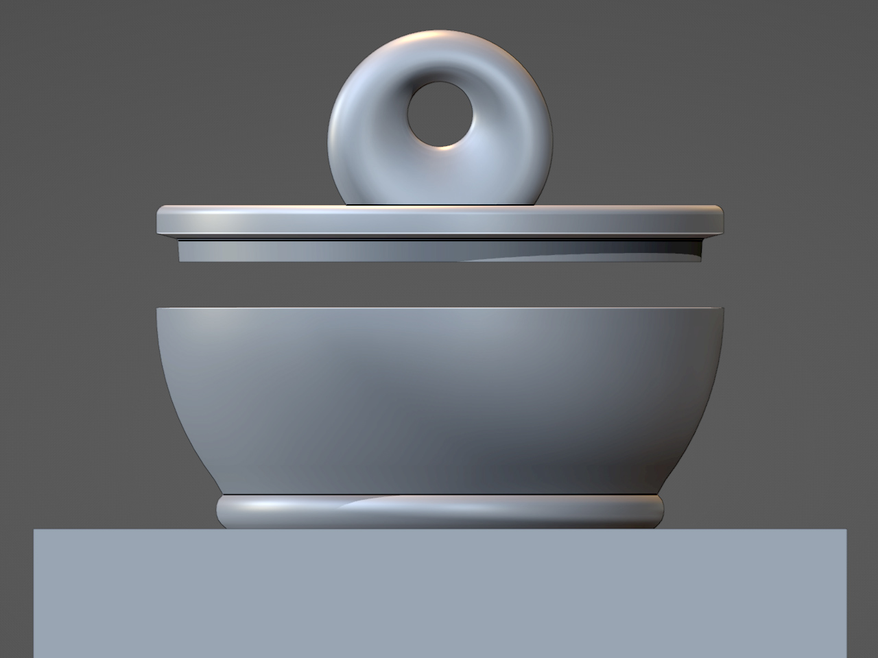 azúcar caja cuenco tapa casa tareas hogar minimalista diseño objeto cocina mesa café frasco útil valioso 3D print model - Mito3D