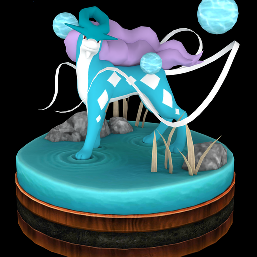 suicune figure 3D print model - Mito3D