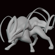 suicune pokemon figure 3d print model - Mito3D