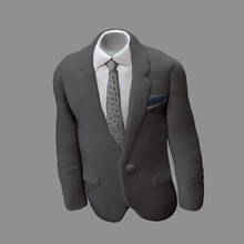 suit jacket shirt tie combine combin 3d print model - Mito3D