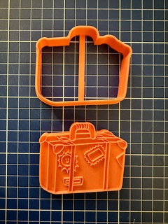 suitcase cookie cutter 3d print model - Mito3D