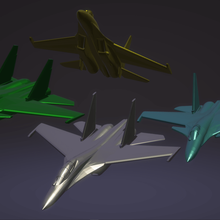 sukhoi flanker pack game vehicles vvs russia fighter 3d print model - Mito3D