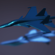 sukhoi su-34 fullback game aircraft fighter bomber flanker military model russia vvs vehicles 3d print model - Mito3D