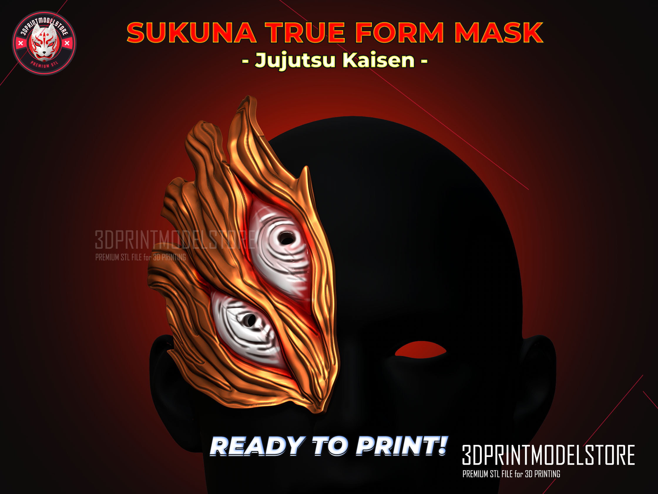 sukuna true form 3D model ・ Mito3D