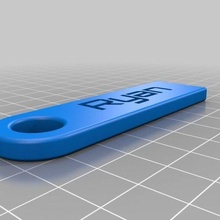 sully key chain customized accessories 3d print model - Mito3D