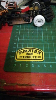 sumatra tribute emblem camel trophy indonesia hobby 1 10 scale remote control range rover land defend 3d print model - Mito3D