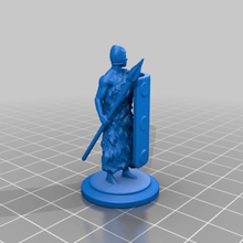 3 Sümer savaşçı sanat insanlar Kalkan heykel erkekler adam erkek bıçak kinfe insan şekil avcı fantezi dnd savunma zırhlı zırh anatomi 3d print model - Mito3D