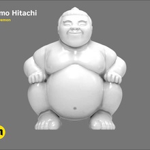 sumo hitachi art la formation de puissance japon amusant figure fighter graisse concours campionship 3d print model - Mito3D
