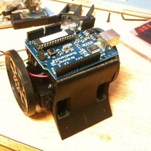 sumobot châssis divers sumo servo la robotique le robot printbot mobile arduino 3d 3d print model - Mito3D