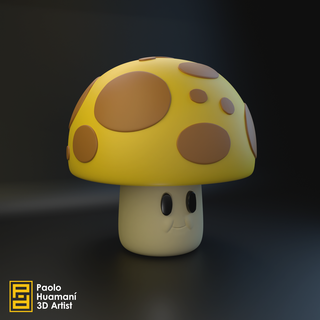 sun cogumelo plantas zumbis pvz arte brinquedo figura jogos vídeo shroom fungo solar 3d print model - Mito3D